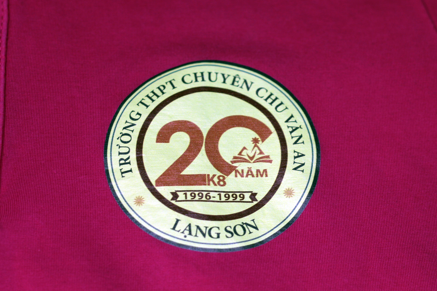 Mẫu in decal logo áo đồng phục trường Chu Văn An - Lạng Sơn - Áo ...